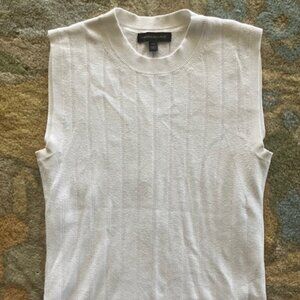 White sweater tank